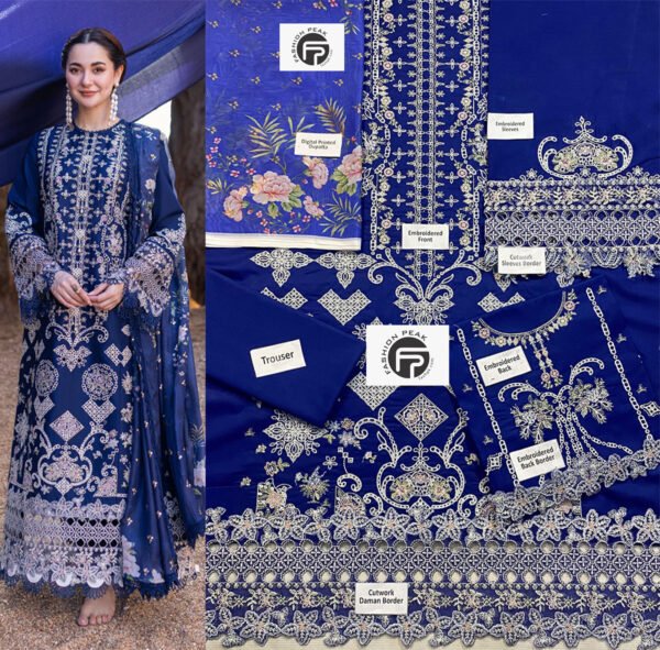 Qalamkar Embroidered Luxury Lawn Collection