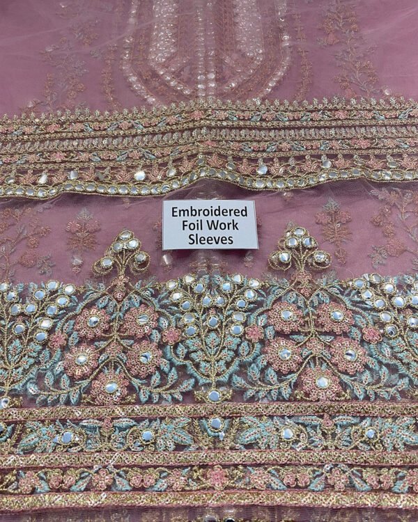 Ali Xeeshan Luxury Wedding Formal Collection- Tea Pink