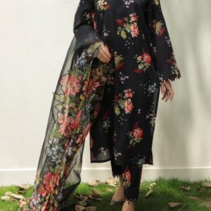 Baroque Printed Lawn Dress