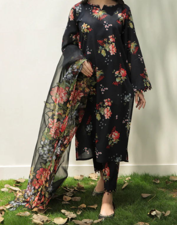 Baroque Printed Lawn Dress