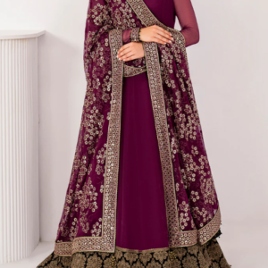 Jazmin Embroidered Chiffon Frock